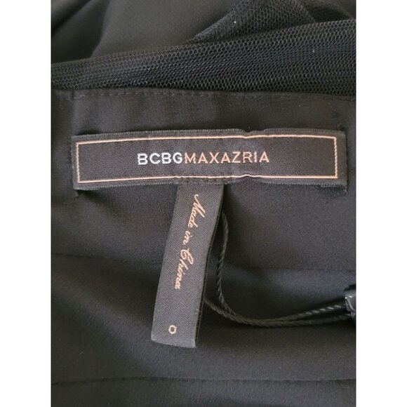 BCBG MAXAZRIA Brenda Bodycon Dress Mesh Size 0 - Picture 3 of 5
